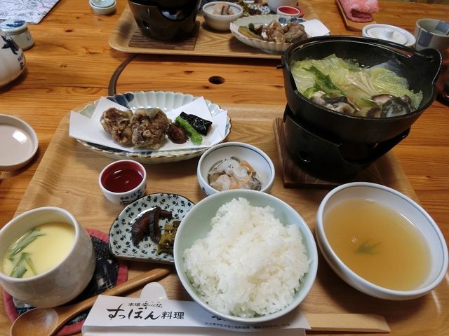 スッポンウイークのセットメニューです_安心院亭