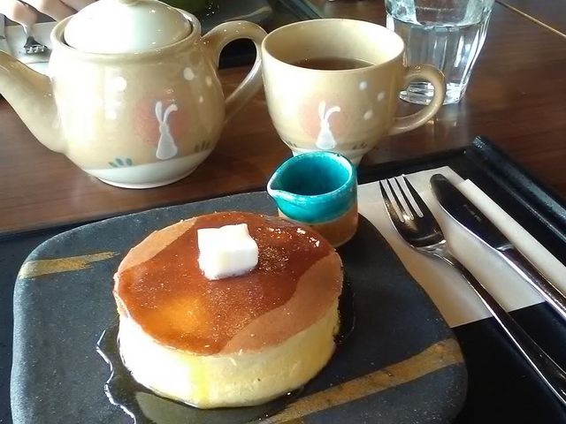 厚みのあるパンケーキ_雪ノ下京都本店
