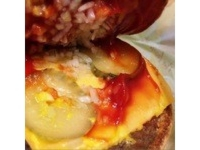 チーズバーガー_マクドナルド55号小松島店