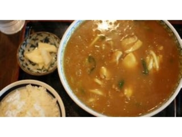 良い出汁が効いたカレーです!_日の出うどん