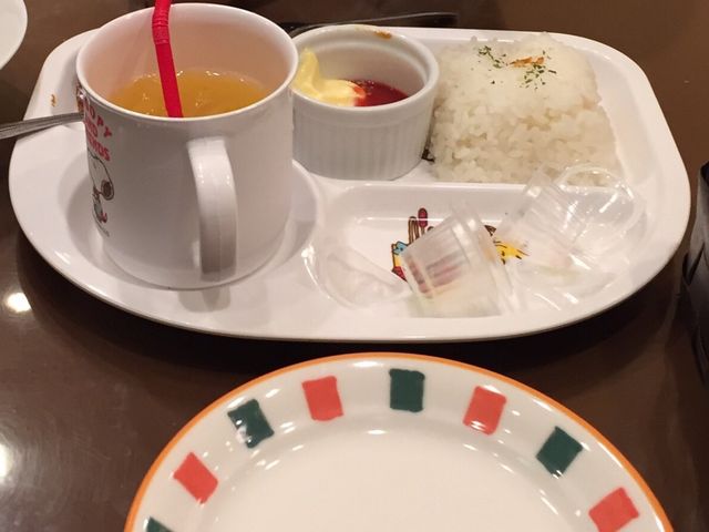 お子様ランチ_ゆでたてのスパゲッティ ALOALO
