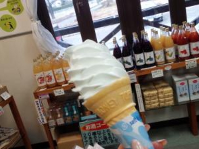ソフトクリーム_北アルプス牧場直売店