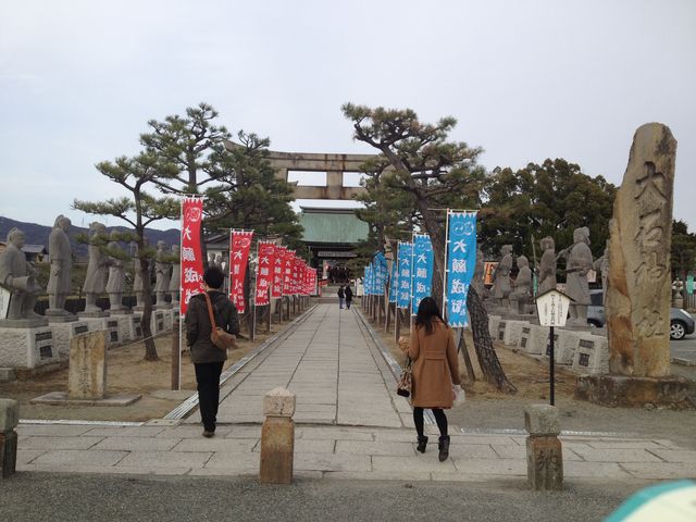 城跡近くに神社がありました。_赤穂城跡