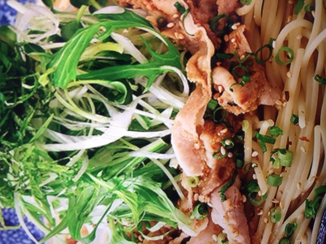 豚しゃぶ_洋麺屋 五右衛門 天王寺MiO店
