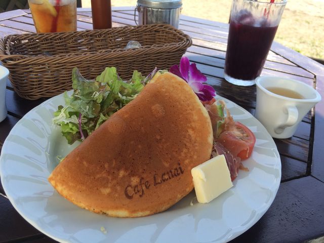 バターが落ちた(笑)_cafe Lanai