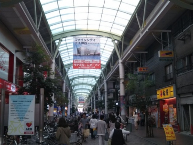松屋赤羽駅前店はアーケード街の中にあります。_松屋 赤羽駅前店