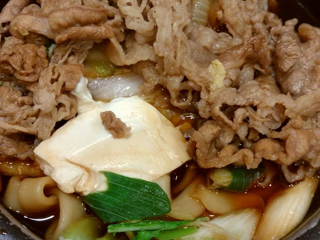 冬の牛すき鍋御膳♪_吉野家 博多祇園店