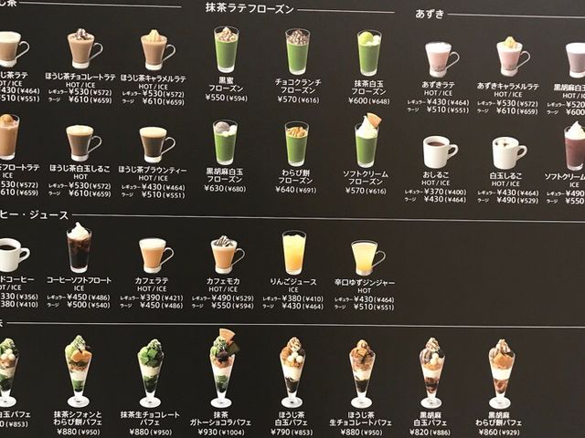 メニュー_ナナズグリーンティー Nana's Green Tea イオンレイクタウン店