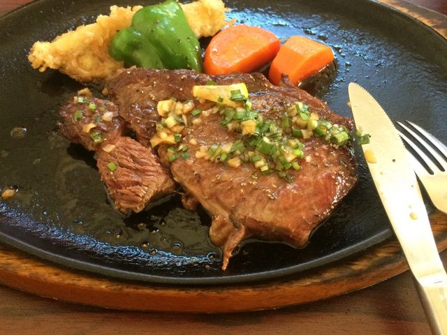 ステーキ定食_田中屋レストラン