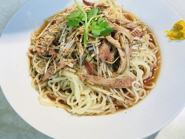 【水新菜館】『葱肉冷麺』1050円_水新菜館