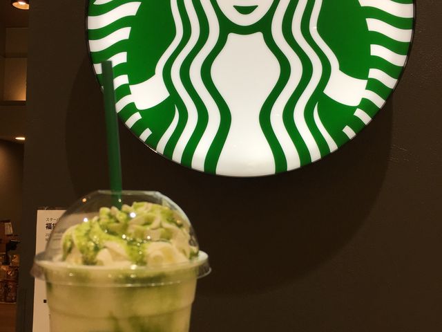 今回は抹茶ホワイトマーブルフラペチーノ!_スターバックス・コーヒー イオン岡崎ショッピングセンター店