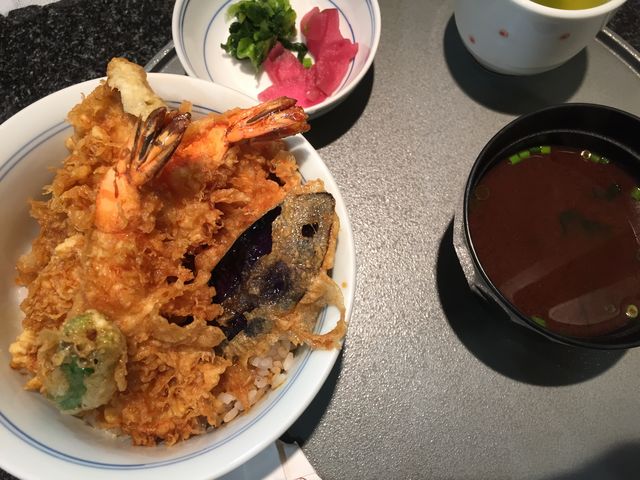 天丼と赤だし_銀座 天一 池袋東武店