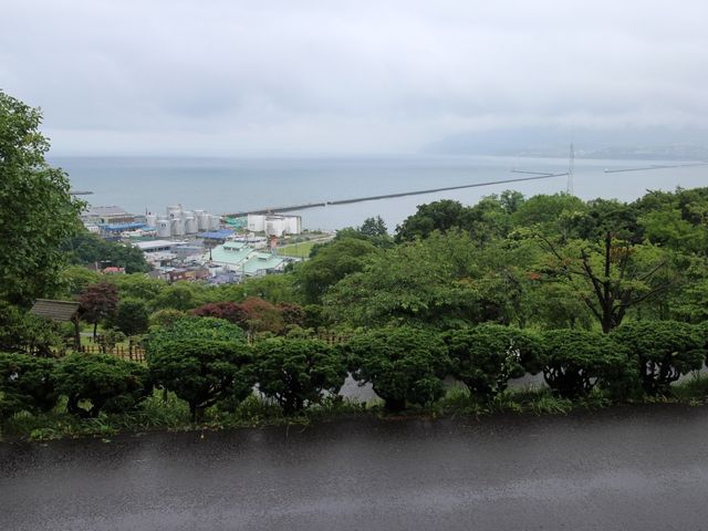 港を見下ろす_手宮公園