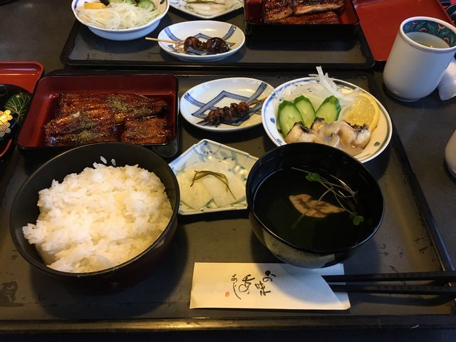 うなぎ定食^_^_うなぎのやまげん加治屋店