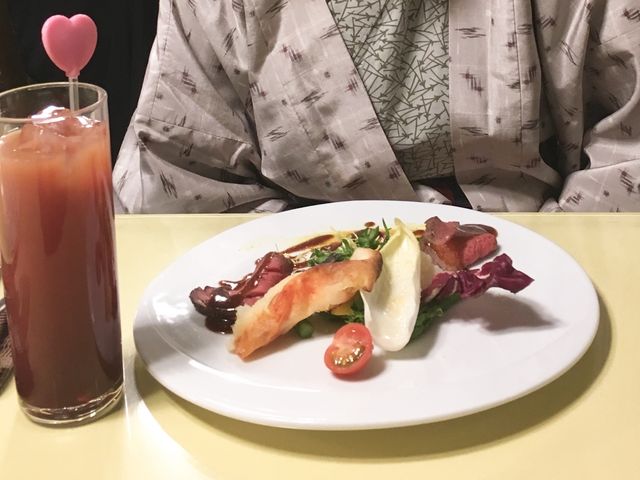 コース料理_洋風旅館ぴのん