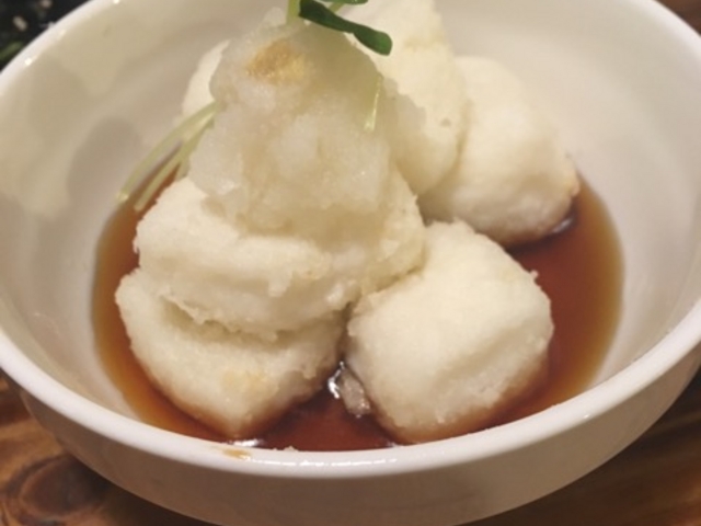 ジーマミー豆腐の揚げだし_居酒屋錦