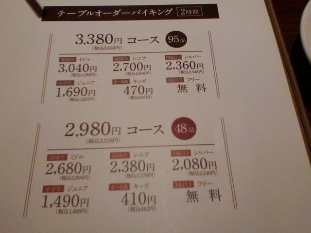 メニュー_ワンカルビ Plus 川西店
