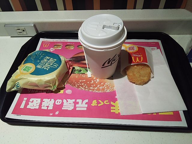 朝マック_マクドナルド代々木店