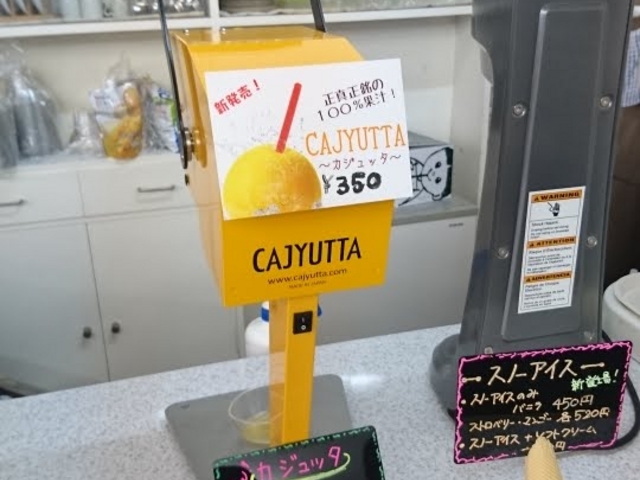 暑い時期はソフトクリームが良いですね_千成家