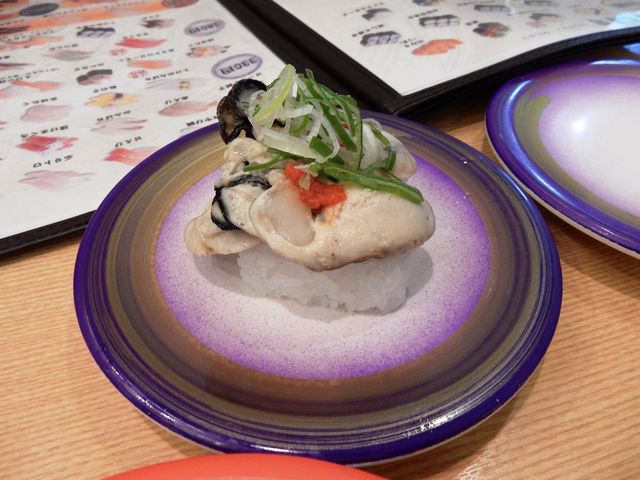 蒸し牡蠣_活き魚回転寿司 魚鮮 三福寺店