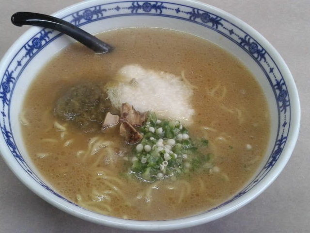 ねばとろラーメン_味名人桃太郎あいの里店