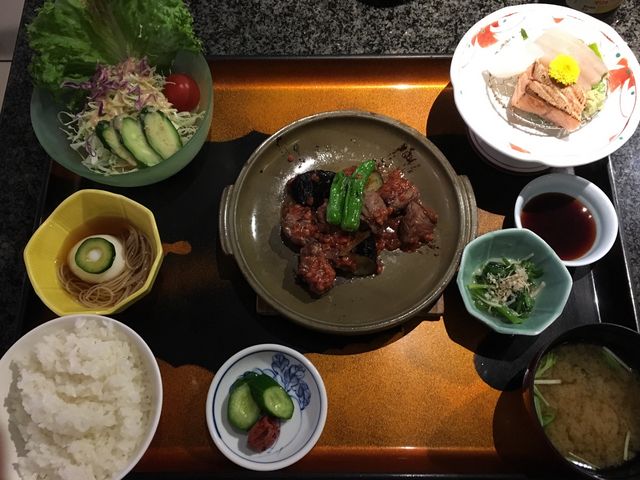 ■□■和風ステーキ御膳■□■&オリオンビール中瓶1本つき♪_和洋酒菜レストラングランカフェ