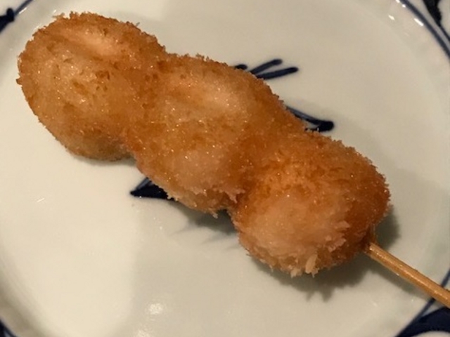 テイクアウトのうずら揚げ_串カツ田中 荻窪店