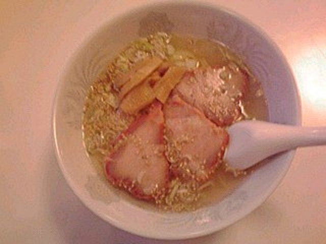 塩ラーメン:650円(税込み)_中華ダイニング 大黒屋