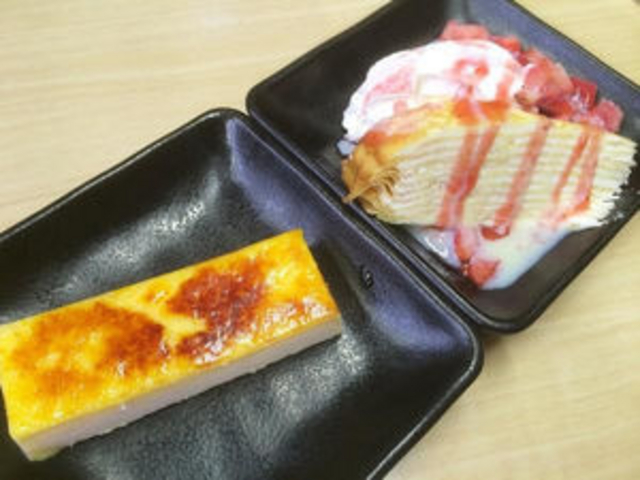 ミルクレープとカタラーナ☆_スシロー新横浜店