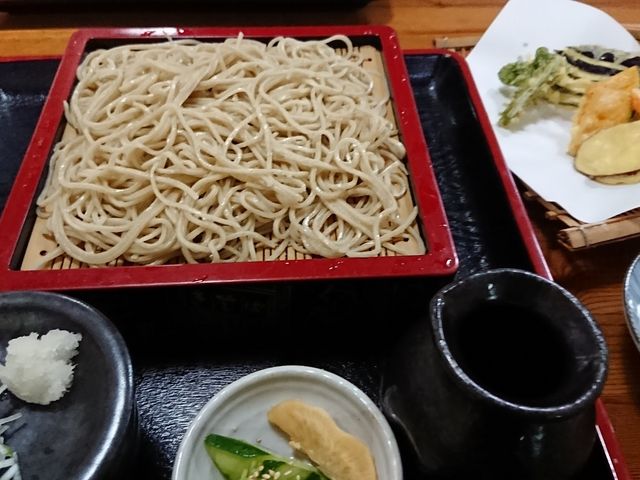 せいろ蕎麦と野菜天_そば切り 歳時記