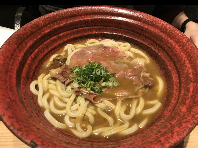 牛すじおいしかったです!_つるとんたん 羽田空港店