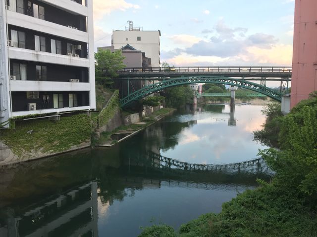 休憩スペースからの眺め_波来湯