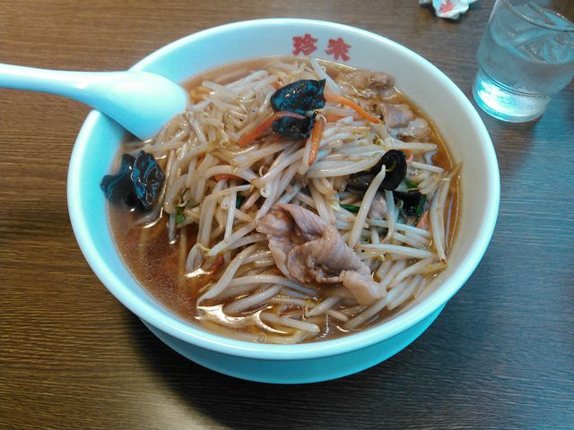 もやしラーメン620円_珍来石岡東光台店