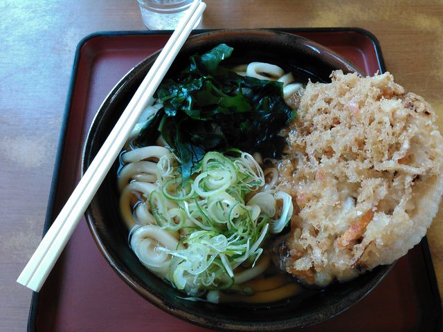 かき揚げうどん大盛り480円_山田うどん ひたちなかインター店
