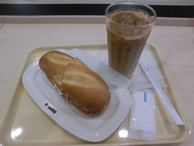 ミラノサンドBセット。
_ドトールコーヒーショップ京都大学病院店