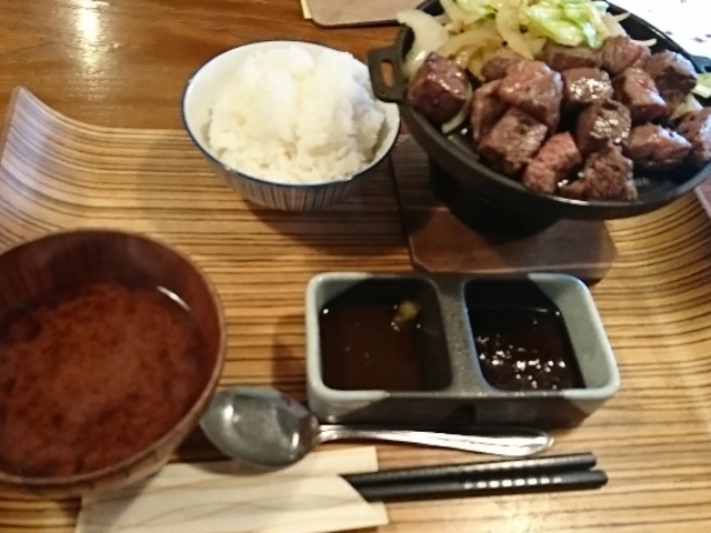 サイコロステーキセット_佰食屋