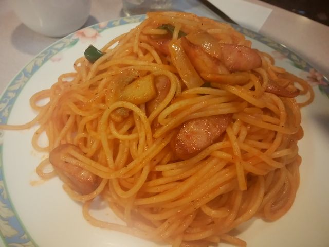 ナポリタン大盛。とてもおいしいです。_東亜珈琲館 本店