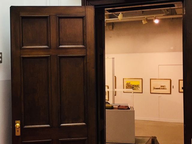 漫画家おおば比呂司さんの展示室があります。_札幌市資料館