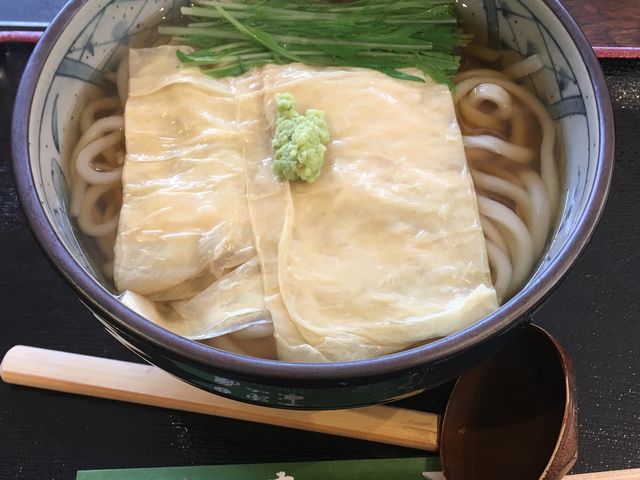 ゆばうどん_嵐山亭