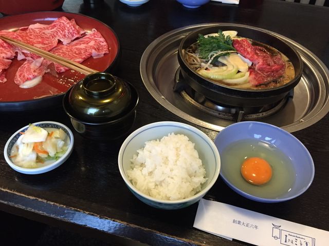 すき焼きランチ_すき焼三光舎
