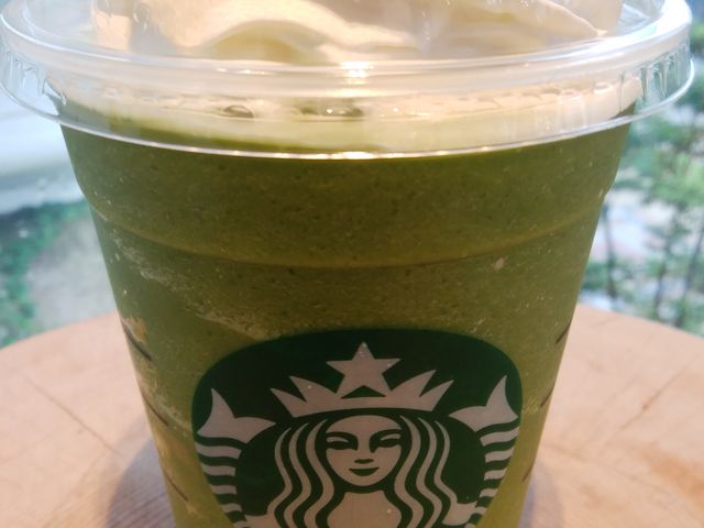 抹茶クリームフラペチーノ_スターバックス コーヒー 横浜スカイビル店(Starbucks Coffee)
