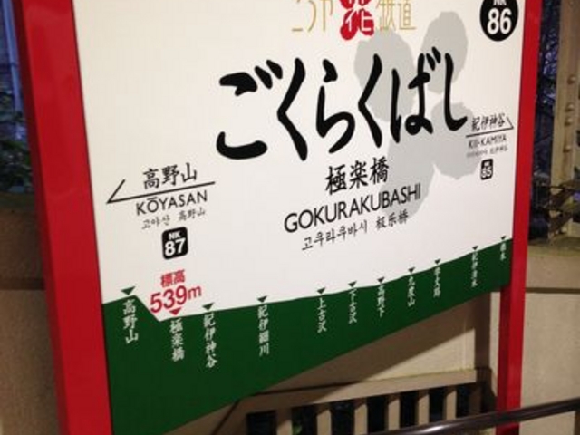 極楽橋駅_南海電鉄極楽橋駅