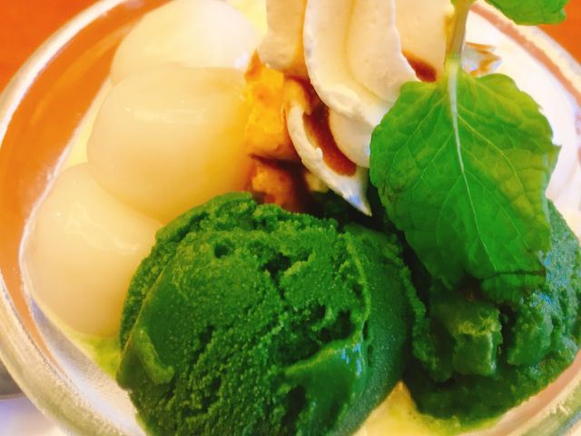 抹茶パフェ_デニーズ猪苗代インター店