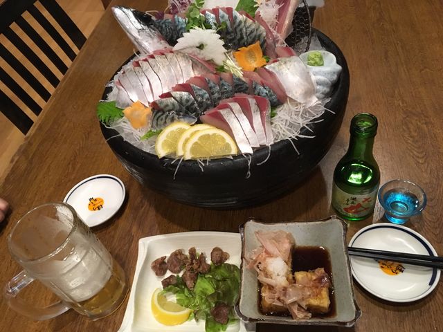 日本酒も、いいサイズで
提供してくれます。_ほうらい茶屋