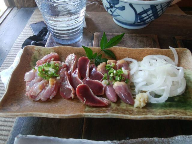 別注 地鶏刺し_地どり炭火焼 古里庵
