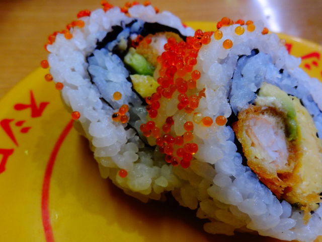 海老フライアボカドロール_スシロー 巣本店