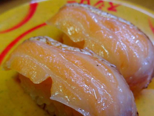 焼とろサーモン_スシロー高砂店