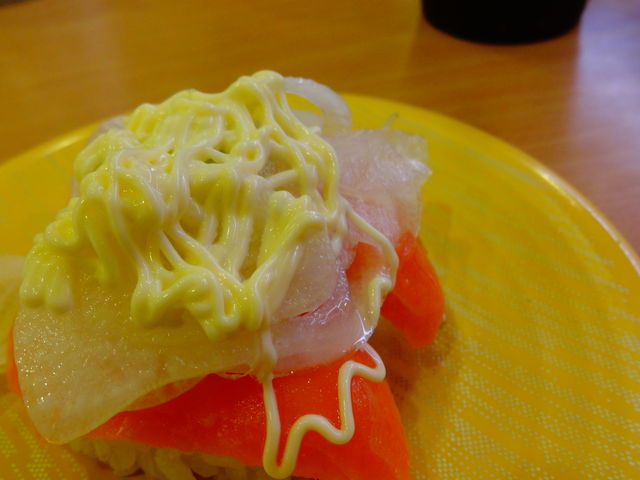 アボカドサーモン_かっぱ寿司 箕面店