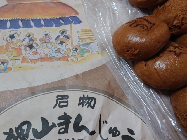 狸の顔_狸山まんじゅう