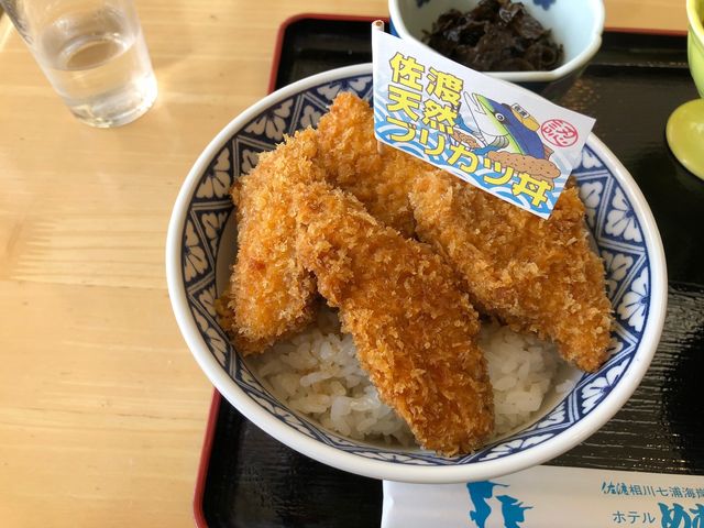 ブリカツ丼_めおと岩ドライブイン